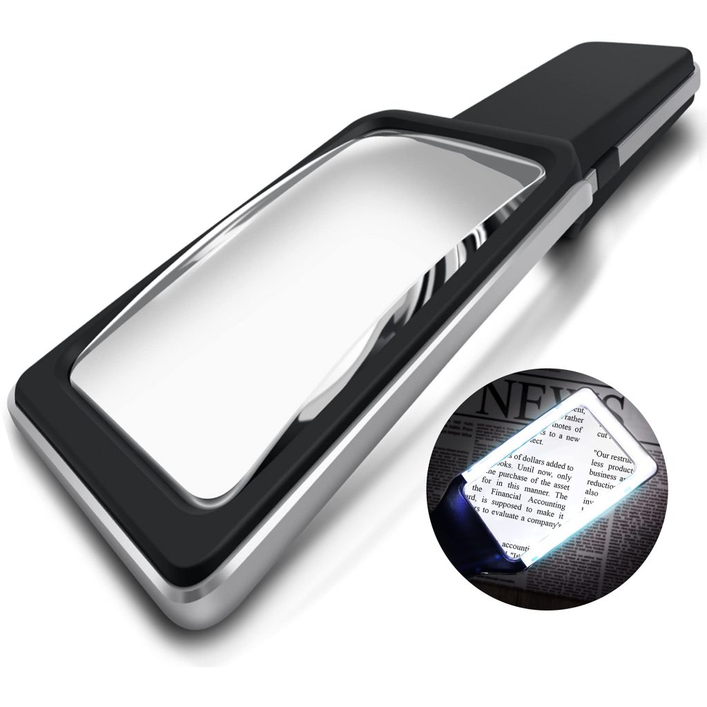 Magnipros 3X(300%) Magnifying Glass For Macular Degeneration